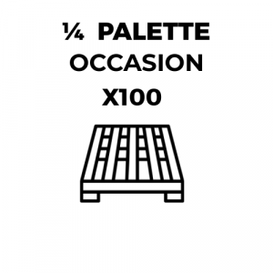 Lot de 100 | Quart (1/4) de Palette Bois 40cmX60 cm