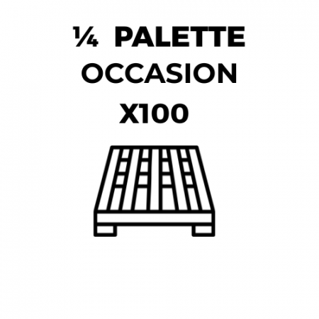 Lot de 100 | Quart (1/4) de Palette Bois 40cmX60 cm